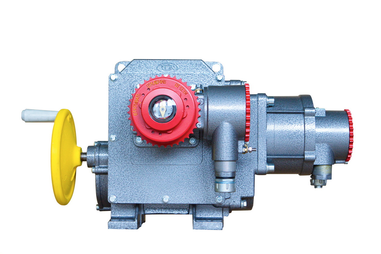 ПЭК МЭОФ-100/10-0,25Х-IIСТ4-01 Механизм электрический однооборотный  фланцевый во взрывозащищенном исполнении - Купить механизмы